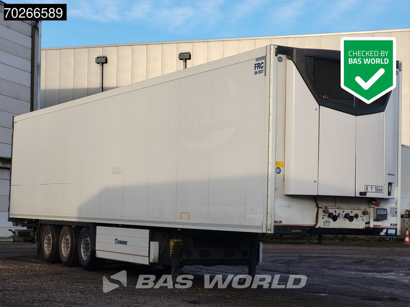 Semi-remorque frigorifique Krone Carrier Vector HE19 3 axles ATP Valid - Doppelstock Blumenbreit Liftachse Palettenkasten: photos 1