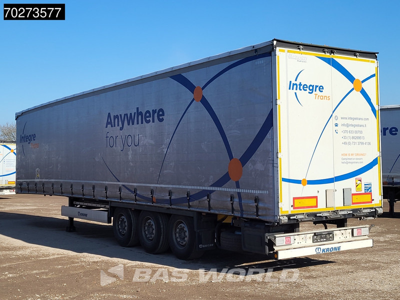Krone SD 3 axles Edscha Anti Vandalismus plane - Semi-remorque rideaux coulissants: photos 2 Krone SD 3 axles Edscha Anti Vandalismus plane - Semi-remorque rideaux coulissants: photos 2