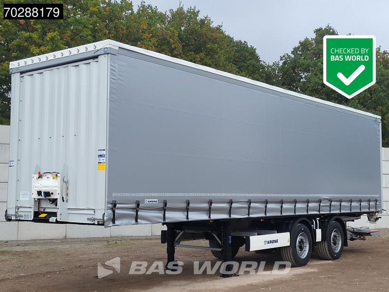 Krone SD NEW Tailgate City Lift + Steeringaxle - Semi-remorque rideaux coulissants: photos 1 Krone SD NEW Tailgate City Lift + Steeringaxle - Semi-remorque rideaux coulissants: photos 1