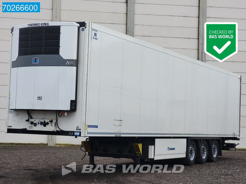 Krone Thermo King A400 Doppelstock Blumenbreit Liftachse Palettenkasten - Semi-remorque frigorifique: photos 1 Krone Thermo King A400 Doppelstock Blumenbreit Liftachse Palettenkasten - Semi-remorque frigorifique: photos 1