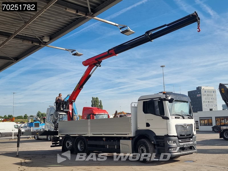 MAN TGS 26.440 6X2 NEW NL-Truck Palfinger PK 20.501 L TEC3 Kran Crane Baustoff Euro 6 - Camion plateau, Camion grue: photos 3 MAN TGS 26.440 6X2 NEW NL-Truck Palfinger PK 20.501 L TEC3 Kran Crane Baustoff Euro 6 - Camion plateau, Camion grue: photos 3