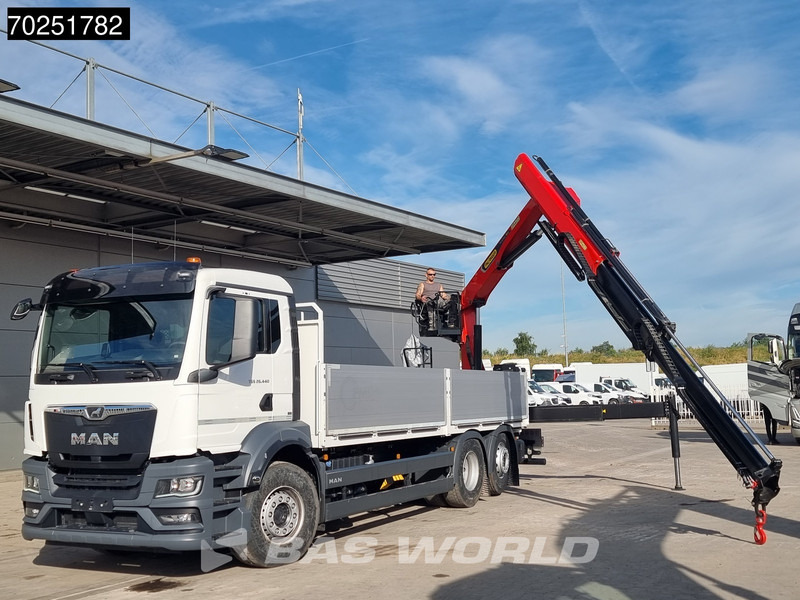 MAN TGS 26.440 6X2 NEW NL-Truck Palfinger PK 20.501 L TEC3 Kran Crane Baustoff Euro 6 - Camion plateau, Camion grue: photos 5 MAN TGS 26.440 6X2 NEW NL-Truck Palfinger PK 20.501 L TEC3 Kran Crane Baustoff Euro 6 - Camion plateau, Camion grue: photos 5