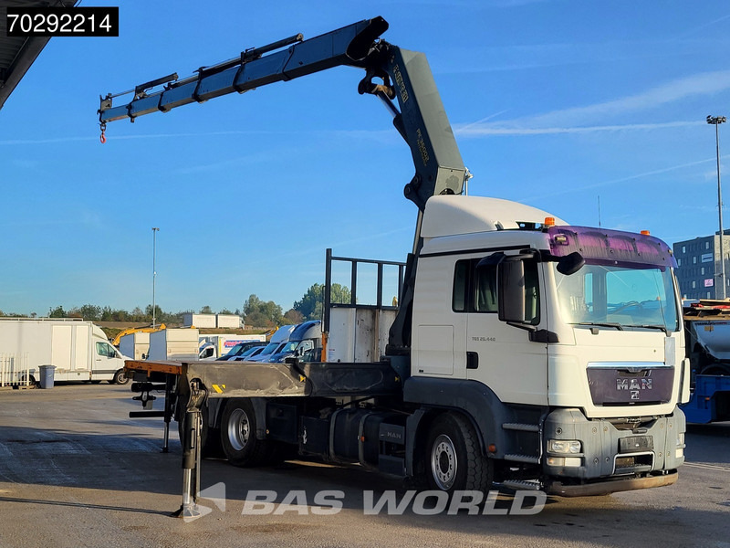 MAN TGS 26.440 6X4 Palfinger PK36002 Crane Retarder Steelsuspension Manual Euro 4 - Camion plateau, Camion grue: photos 3 MAN TGS 26.440 6X4 Palfinger PK36002 Crane Retarder Steelsuspension Manual Euro 4 - Camion plateau, Camion grue: photos 3