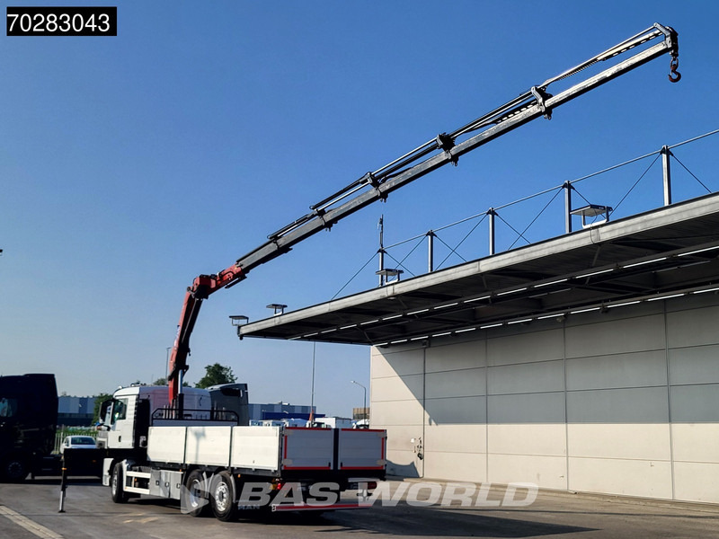 MAN TGS 26.460 TGS 6X2 Retarder HMF 2120K 6x Extensions Crane Kran Navi Euro 6 - Camion plateau, Camion grue: photos 2 MAN TGS 26.460 TGS 6X2 Retarder HMF 2120K 6x Extensions Crane Kran Navi Euro 6 - Camion plateau, Camion grue: photos 2