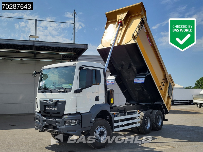 MAN TGS 33.480 6X4 NEW! 20m3 Tipper Steelsuspension Big-Axle Automatic Euro 6 - Camion benne: photos 1 MAN TGS 33.480 6X4 NEW! 20m3 Tipper Steelsuspension Big-Axle Automatic Euro 6 - Camion benne: photos 1