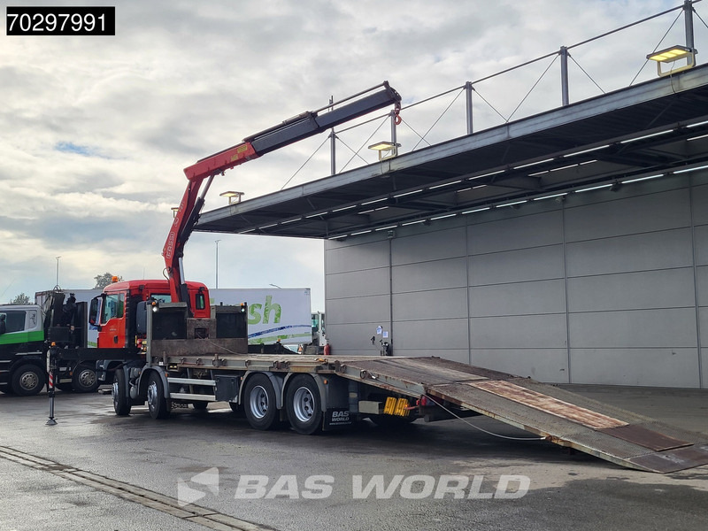 MAN TGS 35.360 TGS 8X2 Fassi F235A.0.22 Crane Kran Winch Hydraulic ramp Lift-Axle Navi Euro 6 - Camion plateau, Camion grue: photos 3 MAN TGS 35.360 TGS 8X2 Fassi F235A.0.22 Crane Kran Winch Hydraulic ramp Lift-Axle Navi Euro 6 - Camion plateau, Camion grue: photos 3