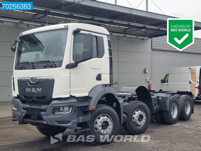 MAN TGS 41.440 8X4 NEW chassis Steelsuspension Automatic Euro 6 - Châssis cabine: photos 1 MAN TGS 41.440 8X4 NEW chassis Steelsuspension Automatic Euro 6 - Châssis cabine: photos 1
