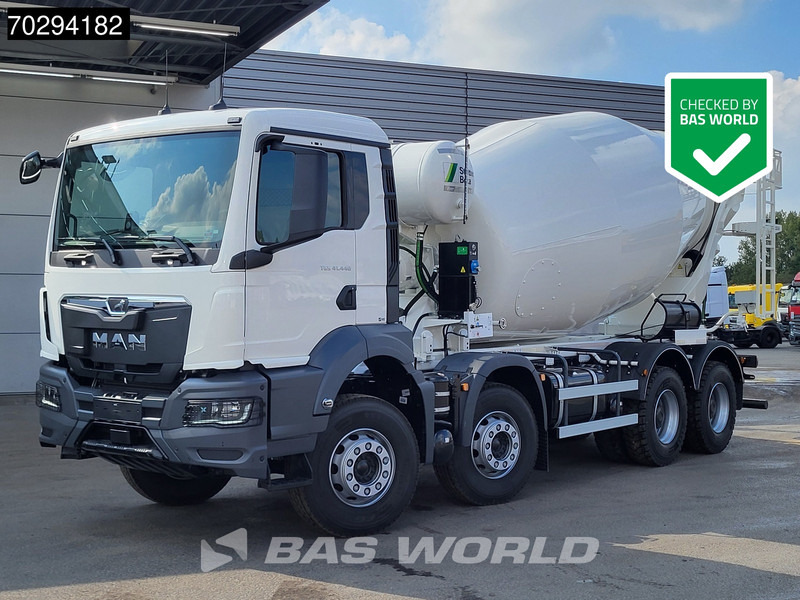 MAN TGS 41.440 8X4 New! Stetter 12 FHC BL Mixer Big-Axle Steelsuspension Automatic Euro 6 - Camion malaxeur: photos 1 MAN TGS 41.440 8X4 New! Stetter 12 FHC BL Mixer Big-Axle Steelsuspension Automatic Euro 6 - Camion malaxeur: photos 1