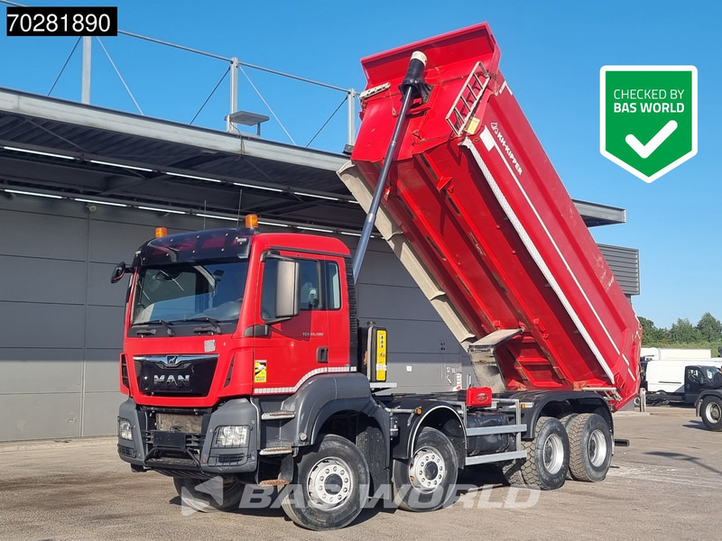 MAN TGS 41.480 8X8 8x8 Big-Axle Steelsuspension 20m3 Tipper Euro 6 - Camion benne: photos 1 MAN TGS 41.480 8X8 8x8 Big-Axle Steelsuspension 20m3 Tipper Euro 6 - Camion benne: photos 1