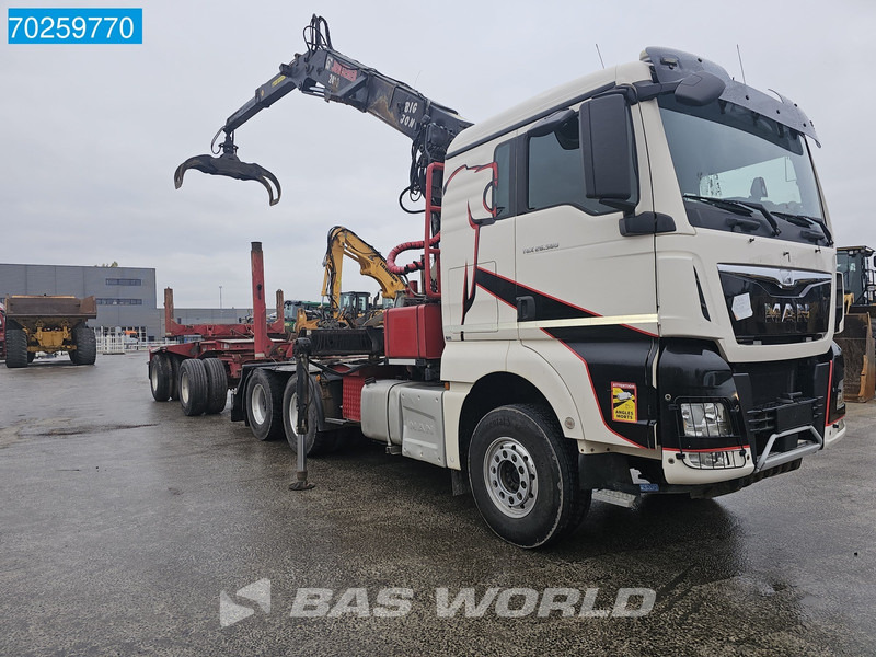 MAN TGX 26.580 6X4 Jonsered 2490 HolzKran Retarder Hiab Crane Big-Axle Euro 6 - Camion grumier, Camion grue: photos 3 MAN TGX 26.580 6X4 Jonsered 2490 HolzKran Retarder Hiab Crane Big-Axle Euro 6 - Camion grumier, Camion grue: photos 3