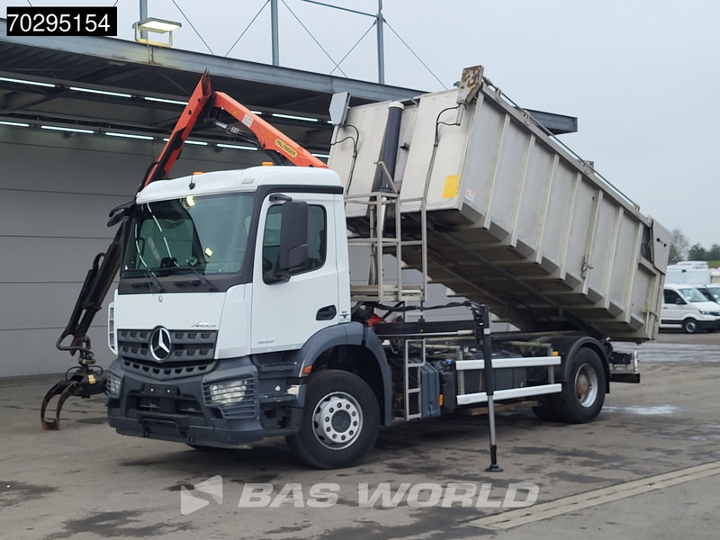 Mercedes-Benz Actros 1833 4X2 Palfinger PK7.501 SLD Kran Crane 17m3 tipper Big-Axle Euro 6 - Camion benne, Camion grue: photos 5 Mercedes-Benz Actros 1833 4X2 Palfinger PK7.501 SLD Kran Crane 17m3 tipper Big-Axle Euro 6 - Camion benne, Camion grue: photos 5