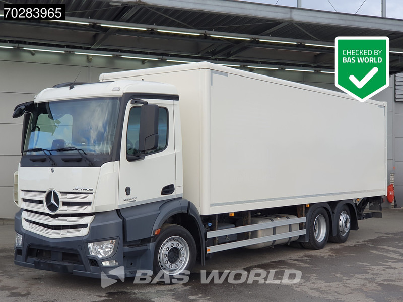 Mercedes-Benz Actros 2540 6X2 1500kg Ladebordwand Steering Axle Automatic Navi Euro 6 - Camion fourgon: photos 1 Mercedes-Benz Actros 2540 6X2 1500kg Ladebordwand Steering Axle Automatic Navi Euro 6 - Camion fourgon: photos 1