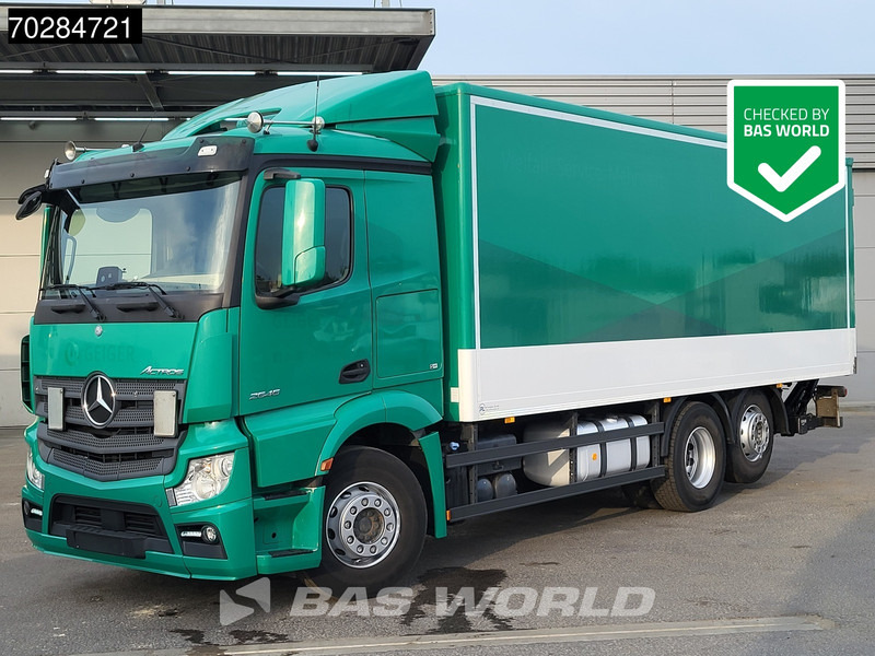 Mercedes-Benz Actros 2545 6X2 1500kg Ladebordwand Retarder Automatic Liftachse ACC Euro 6 - Camion fourgon: photos 1 Mercedes-Benz Actros 2545 6X2 1500kg Ladebordwand Retarder Automatic Liftachse ACC Euro 6 - Camion fourgon: photos 1