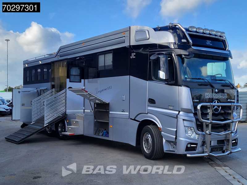 Mercedes-Benz Actros 2551 6X2 Pferdetransport Horse truck + Living Standairco Navi ACC Automatic Euro 6 - Camion chevaux: photos 3 Mercedes-Benz Actros 2551 6X2 Pferdetransport Horse truck + Living Standairco Navi ACC Automatic Euro 6 - Camion chevaux: photos 3