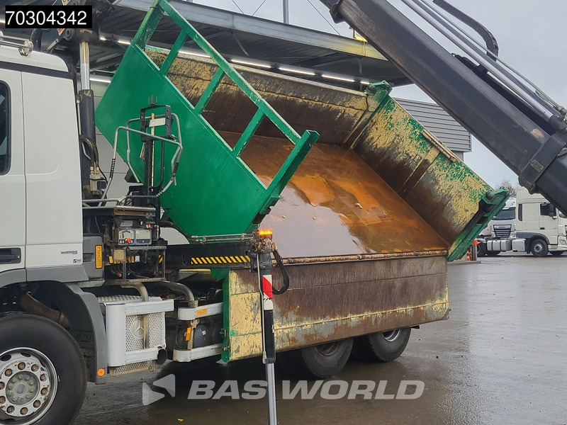 Mercedes-Benz Actros 2646 Actros 6X4 HIAB 122 BS-2 HIDUO Crane Kran 3-way tipper Big-Axle Euro 5 - Camion benne, Camion grue: photos 3 Mercedes-Benz Actros 2646 Actros 6X4 HIAB 122 BS-2 HIDUO Crane Kran 3-way tipper Big-Axle Euro 5 - Camion benne, Camion grue: photos 3