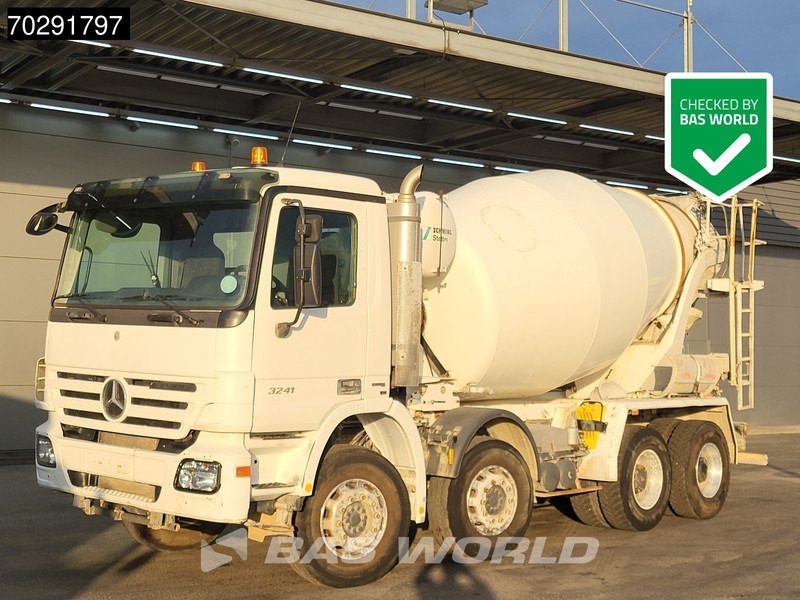 Mercedes-Benz Actros 3241 8X4 Retarder 9m3 Stetter Steelsuspension 3-Pedals Euro 4 - Camion malaxeur: photos 1 Mercedes-Benz Actros 3241 8X4 Retarder 9m3 Stetter Steelsuspension 3-Pedals Euro 4 - Camion malaxeur: photos 1