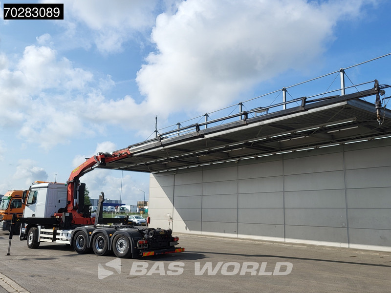 Mercedes-Benz Actros 3245 Actros 8X4 Palfinger PK22002 EH Crane 17tons hooklift Big-Axle Lift+Lenkachse Navi Euro 6 - Camion ampliroll, Camion grue: photos 2 Mercedes-Benz Actros 3245 Actros 8X4 Palfinger PK22002 EH Crane 17tons hooklift Big-Axle Lift+Lenkachse Navi Euro 6 - Camion ampliroll, Camion grue: photos 2