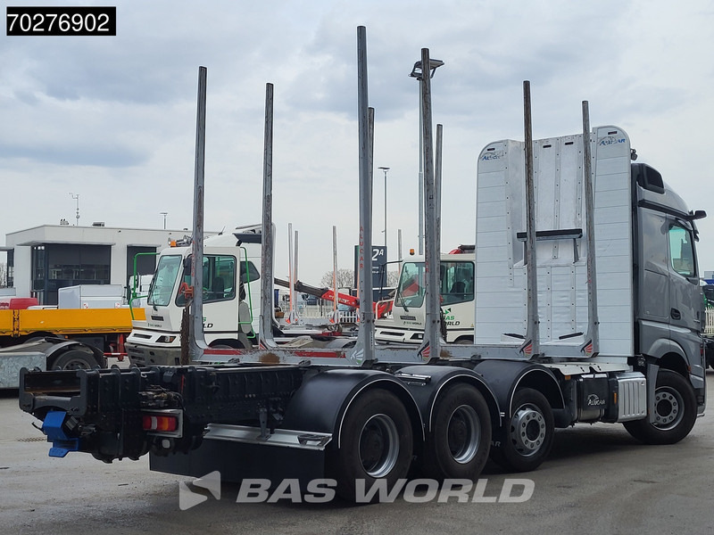 Mercedes-Benz Actros 3563 8X4 Timber truck wood transport Big-Axle Lift+Lenkachse Euro 6 - Camion grumier: photos 5 Mercedes-Benz Actros 3563 8X4 Timber truck wood transport Big-Axle Lift+Lenkachse Euro 6 - Camion grumier: photos 5