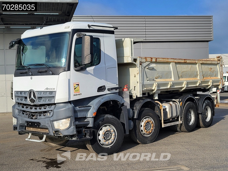 Camion benne Mercedes-Benz Arocs 3240 8X4 12m3 2-side Tipper Steel Suspension Automatic Big-Axle Euro 6: photos 7