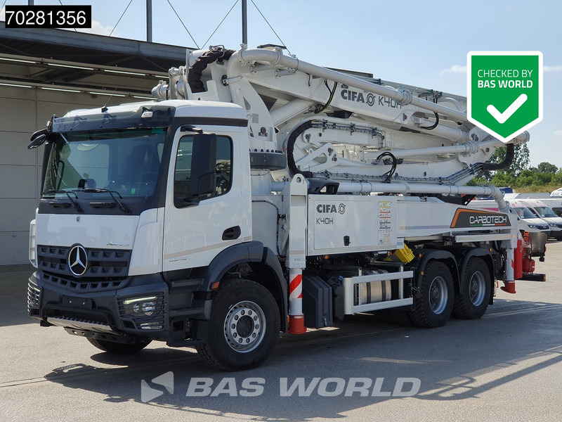 Mercedes-Benz Arocs 3343 6X4 BigAxle Hydrauliek Navi Euro 6 Nieuw - Camion pompe: photos 1 Mercedes-Benz Arocs 3343 6X4 BigAxle Hydrauliek Navi Euro 6 Nieuw - Camion pompe: photos 1