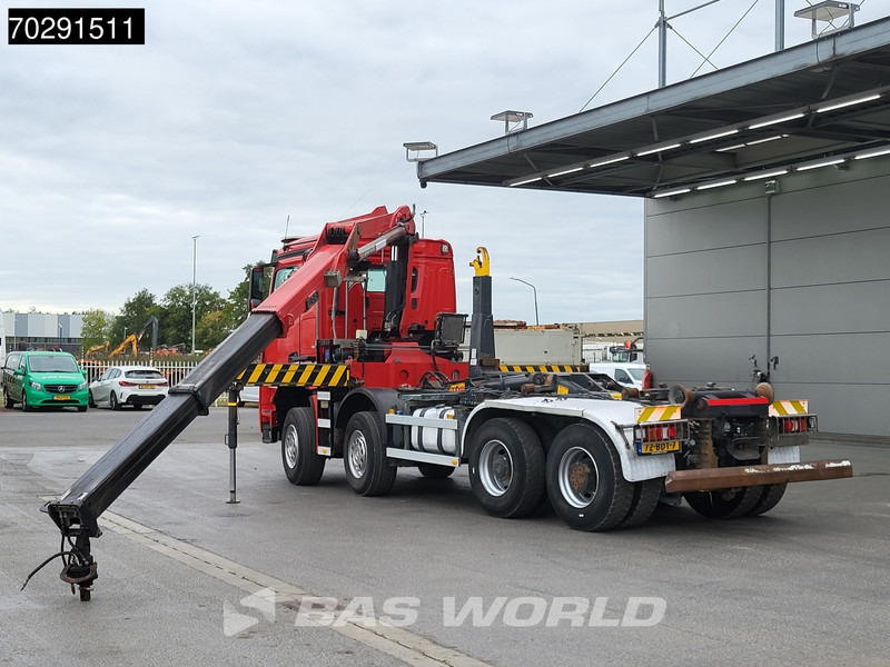 Mercedes-Benz Arocs 4145 8X4 NL-Truck HMF RCL 5300 Crane Hyva 26-51-S Hooklift Steelsuspension Big-Axle Automatic Euro 6 - Camion ampliroll, Camion grue: photos 3 Mercedes-Benz Arocs 4145 8X4 NL-Truck HMF RCL 5300 Crane Hyva 26-51-S Hooklift Steelsuspension Big-Axle Automatic Euro 6 - Camion ampliroll, Camion grue: photos 3