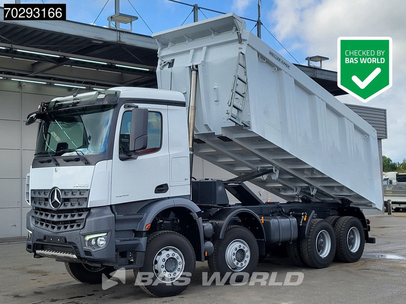 Mercedes-Benz Arocs 4245 8X4 New! 22m3 Meiller Kipper Big-Axle Steelsuspension Manual Euro 3 - Camion benne: photos 1 Mercedes-Benz Arocs 4245 8X4 New! 22m3 Meiller Kipper Big-Axle Steelsuspension Manual Euro 3 - Camion benne: photos 1