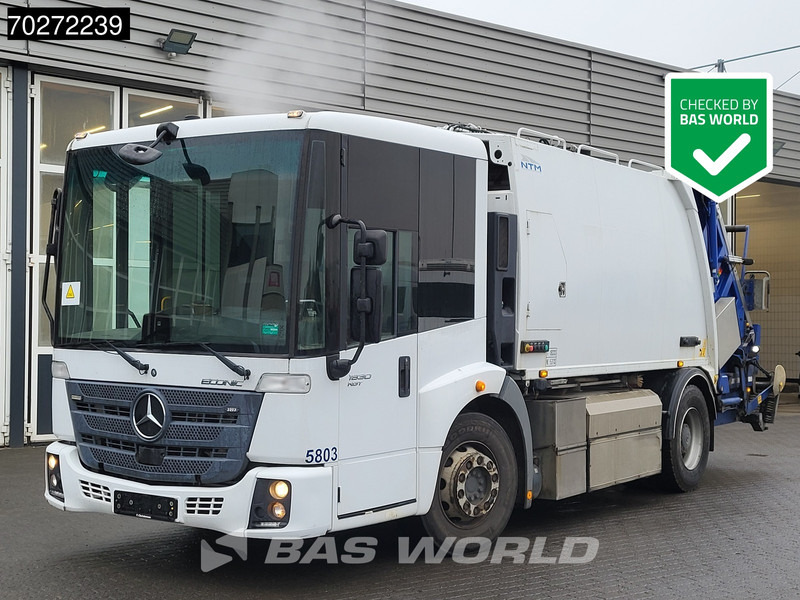 Mercedes-Benz Econic 1830 4X2 CNG Engine 13m3 NTM KGLS-HL Big-Axle Euro 6 - Benne à ordures ménagères: photos 1 Mercedes-Benz Econic 1830 4X2 CNG Engine 13m3 NTM KGLS-HL Big-Axle Euro 6 - Benne à ordures ménagères: photos 1
