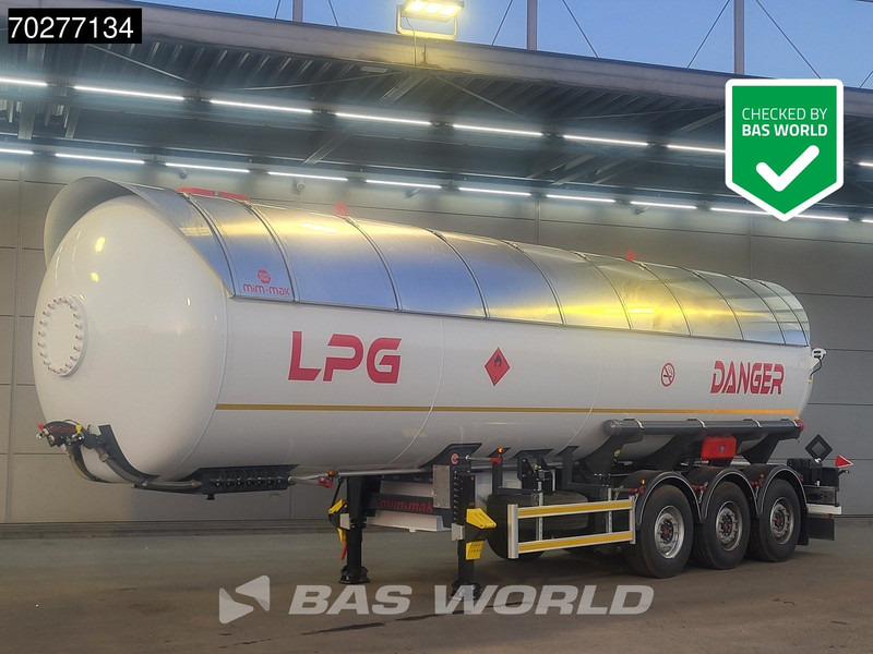 Mim-Mak LPG TRANSPORT TANK 3 axles NEW 48m3 Liftachse Gas ADR - Semi-remorque citerne: photos 1 Mim-Mak LPG TRANSPORT TANK 3 axles NEW 48m3 Liftachse Gas ADR - Semi-remorque citerne: photos 1
