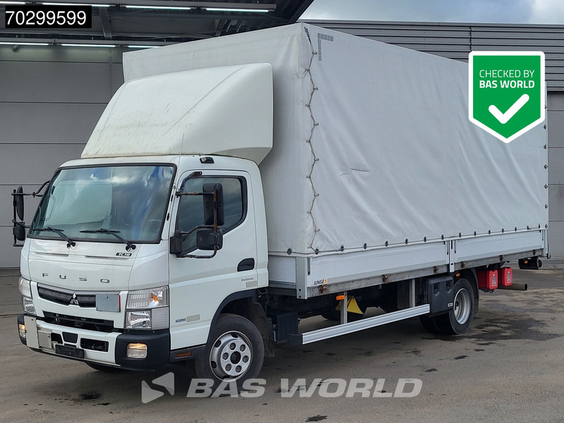 Mitsubishi Fuso 7C18 4X2 7.5tonner Curtainsider Ladebordwand Automatic Euro 6 - Camion à rideaux coulissants: photos 1 Mitsubishi Fuso 7C18 4X2 7.5tonner Curtainsider Ladebordwand Automatic Euro 6 - Camion à rideaux coulissants: photos 1