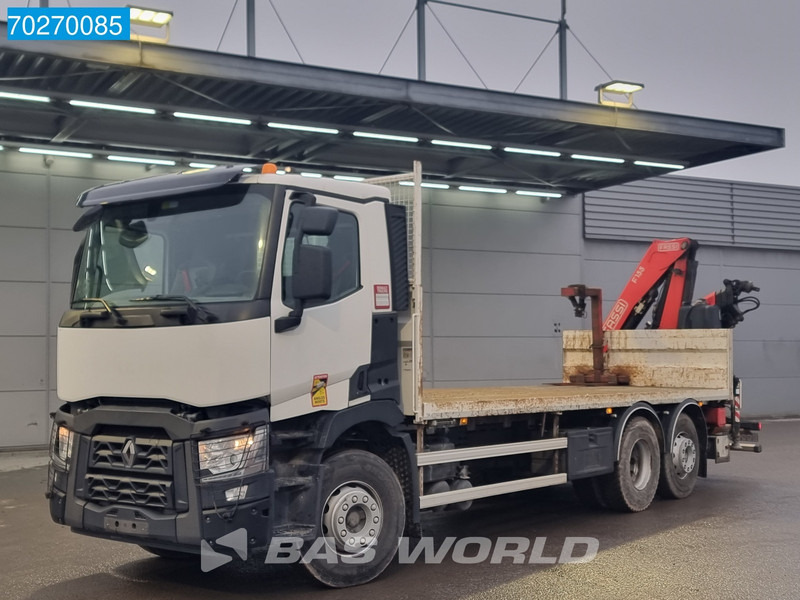 Renault C 380 6X2 Fassi F155A.0.23 E-ACTIVE Remote Control Euro 6 - Camion plateau, Camion grue: photos 2 Renault C 380 6X2 Fassi F155A.0.23 E-ACTIVE Remote Control Euro 6 - Camion plateau, Camion grue: photos 2