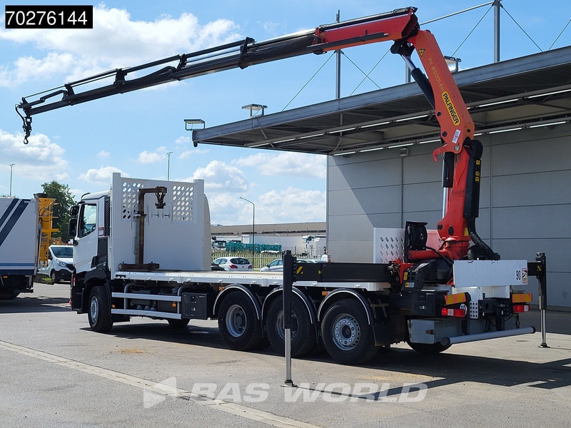 Renault C 380 8X4 Palfinger PK 23001 EH Remote Lift+Lenkachse Euro 6 - Camion plateau, Camion grue: photos 2 Renault C 380 8X4 Palfinger PK 23001 EH Remote Lift+Lenkachse Euro 6 - Camion plateau, Camion grue: photos 2