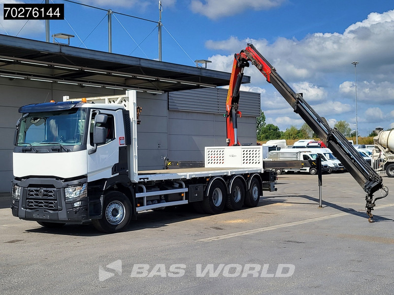 Renault C 380 8X4 Palfinger PK 23001 EH Remote Lift+Lenkachse Euro 6 - Camion plateau, Camion grue: photos 3 Renault C 380 8X4 Palfinger PK 23001 EH Remote Lift+Lenkachse Euro 6 - Camion plateau, Camion grue: photos 3