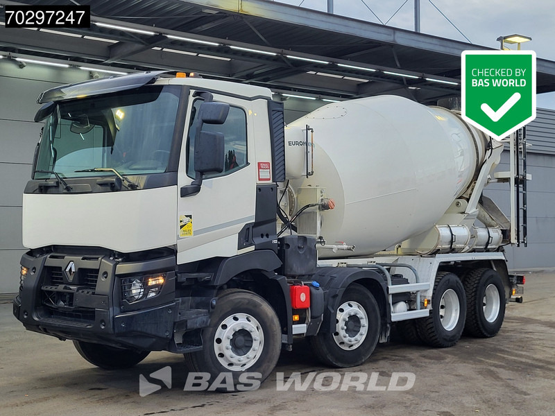 Renault C 430 8X4 9m3 Mixer Steelsuspension Automatic Euro 6 - Camion malaxeur: photos 1 Renault C 430 8X4 9m3 Mixer Steelsuspension Automatic Euro 6 - Camion malaxeur: photos 1