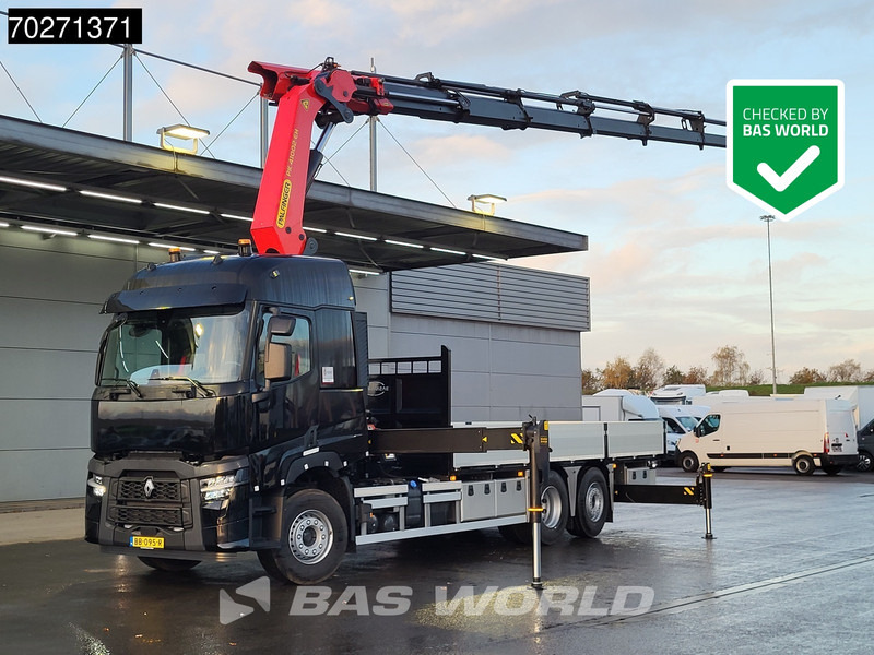 Renault C 480 6X2 NEW! Palfinger PK41002 EH Crane Kran ACC Euro 6 - Camion plateau, Camion grue: photos 1 Renault C 480 6X2 NEW! Palfinger PK41002 EH Crane Kran ACC Euro 6 - Camion plateau, Camion grue: photos 1