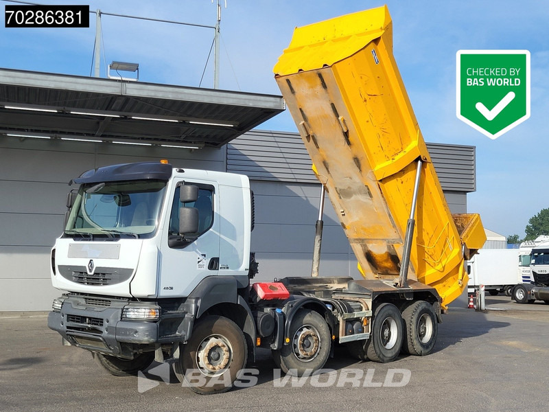 Renault Kerax 480 8X4 16m3 tipper Retarder Optibrake+ Big-Axle Steelsuspension Euro 5 - Camion benne: photos 1 Renault Kerax 480 8X4 16m3 tipper Retarder Optibrake+ Big-Axle Steelsuspension Euro 5 - Camion benne: photos 1
