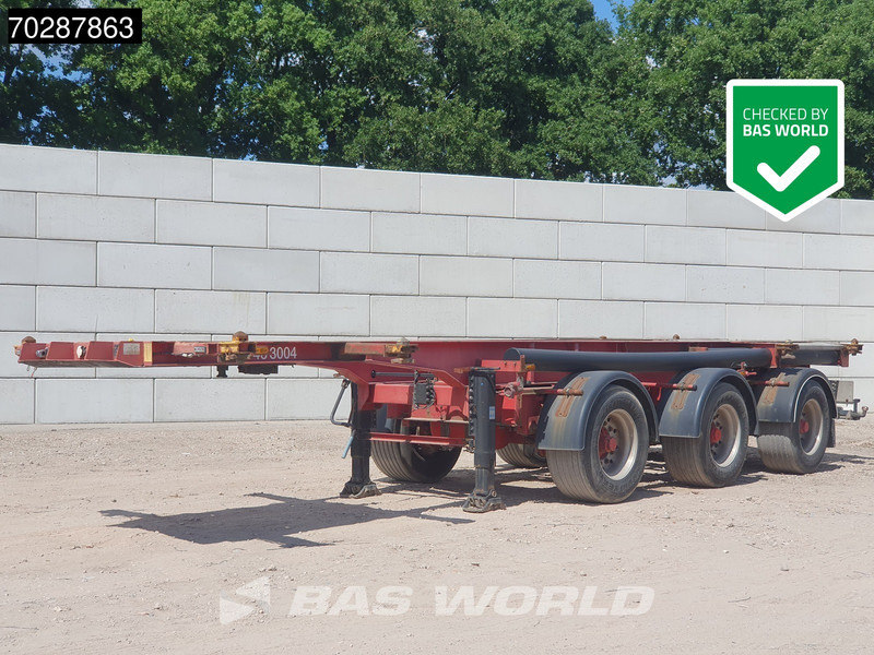 Renders R0C16.30 Reinders X Steering - Semi-remorque porte-conteneur/ Caisse mobile: photos 1 Renders R0C16.30 Reinders X Steering - Semi-remorque porte-conteneur/ Caisse mobile: photos 1