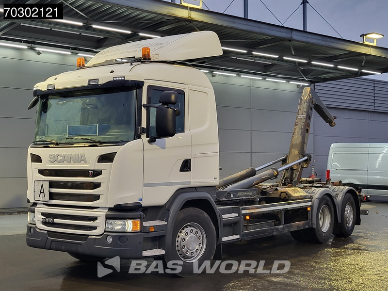 Scania G410 6X2 20tons Meiller containersystem Lift+steering Axle Retarder Euro 6 - Camion ampliroll: photos 3 Scania G410 6X2 20tons Meiller containersystem Lift+steering Axle Retarder Euro 6 - Camion ampliroll: photos 3