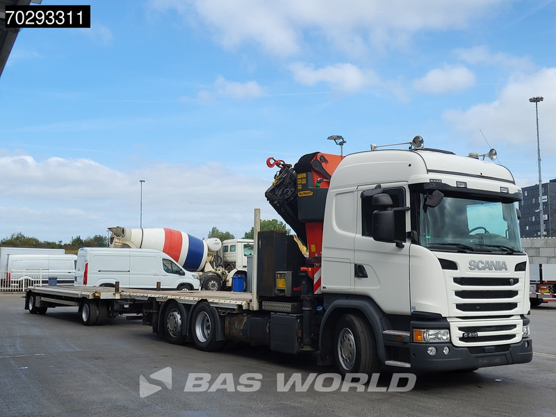 Scania G410 6X2 Combi Palfinger 53002 SH Kran Crane Lift+steering ACC Navi Euro 6 - Camion plateau, Camion grue: photos 3 Scania G410 6X2 Combi Palfinger 53002 SH Kran Crane Lift+steering ACC Navi Euro 6 - Camion plateau, Camion grue: photos 3