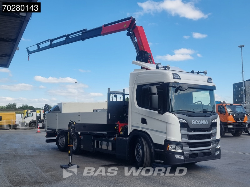 Scania G410 6X2 Palfinger PK24.001 SLD 5 Kran Crane Retarder Lift+Lenkachse Euro 6 - Camion plateau, Camion grue: photos 3 Scania G410 6X2 Palfinger PK24.001 SLD 5 Kran Crane Retarder Lift+Lenkachse Euro 6 - Camion plateau, Camion grue: photos 3