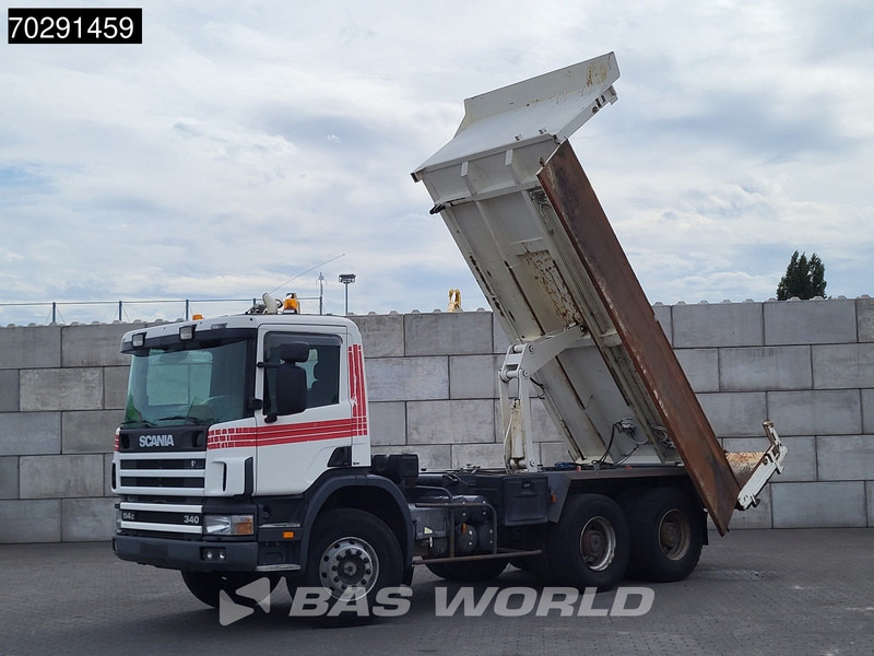Scania P340 6X4 2 side11m3 Bennes Tipper Big-Axle Steelsuspension Manual Euro 3 - Camion benne: photos 2 Scania P340 6X4 2 side11m3 Bennes Tipper Big-Axle Steelsuspension Manual Euro 3 - Camion benne: photos 2