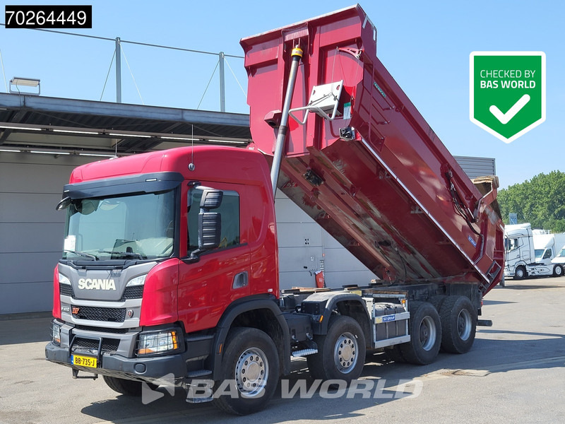 Scania P410 8X4 Big-Axle Steelsuspension Euro 6 - Camion benne: photos 1 Scania P410 8X4 Big-Axle Steelsuspension Euro 6 - Camion benne: photos 1