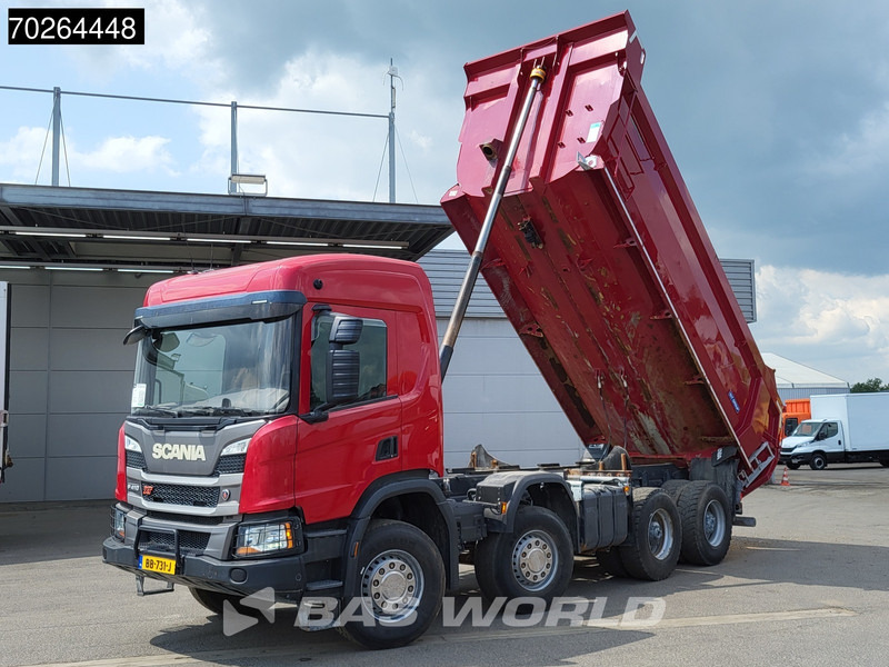 Scania P410 8X4 NL Truck 19m3 tipper Body Heating Big-Axle Steelsuspension Euro 6 - Camion benne: photos 2 Scania P410 8X4 NL Truck 19m3 tipper Body Heating Big-Axle Steelsuspension Euro 6 - Camion benne: photos 2