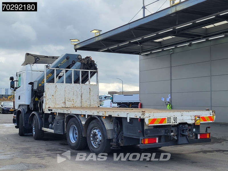 Camion plateau, Camion grue Scania R420 8X2 Palfinger PK74002 Kran Crane Retarder Lift-Steering Axle Euro 4: photos 20 Camion plateau, Camion grue Scania R420 8X2 Palfinger PK74002 Kran Crane Retarder Lift-Steering Axle Euro 4: photos 20