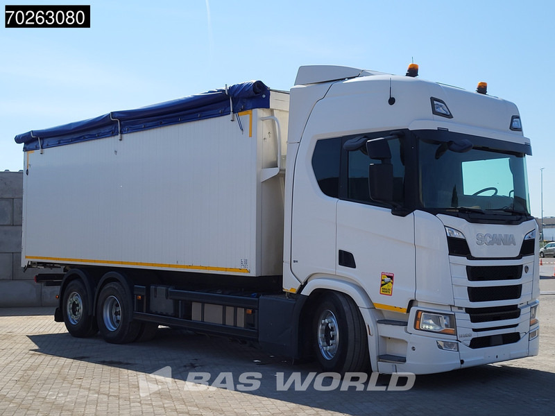 Camion benne Scania R500 6X2 39m3 Alu kipper Retarder Full air suspension Liftachse Navi Euro 6: photos 14