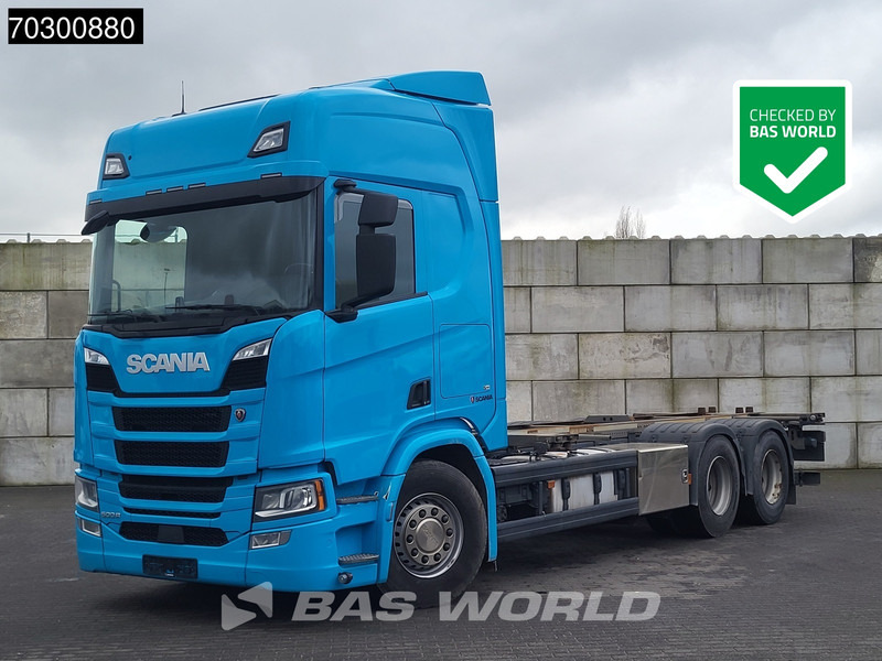 Scania R500 R 6X2 Full Air Retarder Lift Axle Euro 6 - Camion porte-conteneur/ Caisse mobile: photos 1 Scania R500 R 6X2 Full Air Retarder Lift Axle Euro 6 - Camion porte-conteneur/ Caisse mobile: photos 1