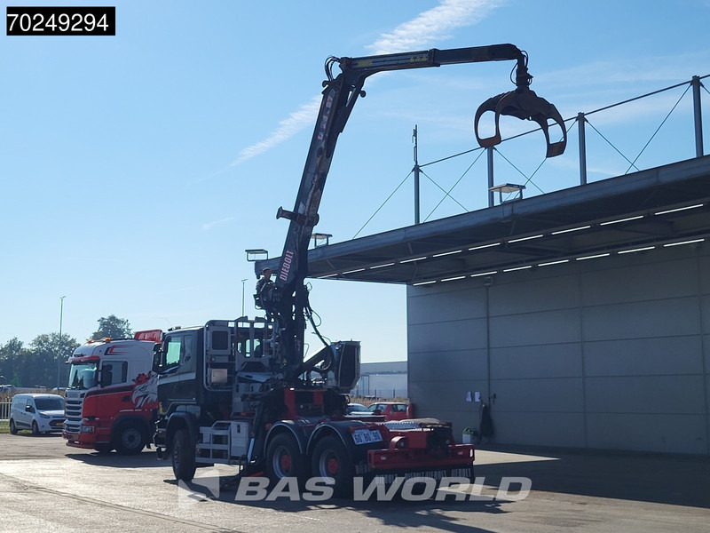 Scania R580 6X4 Holz Kran Diebolt D28 Full-Steel - Camion grumier, Camion grue: photos 2 Scania R580 6X4 Holz Kran Diebolt D28 Full-Steel - Camion grumier, Camion grue: photos 2