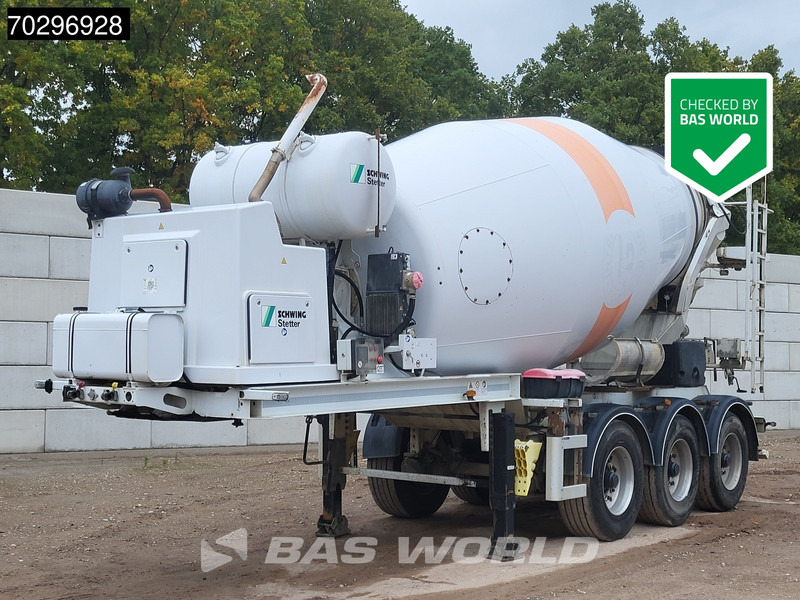 Schwing-Stetter 71/320,AC3 3 axles Concrete 12m3 Lift Axle - Semi-remorque malaxeur: photos 1 Schwing-Stetter 71/320,AC3 3 axles Concrete 12m3 Lift Axle - Semi-remorque malaxeur: photos 1