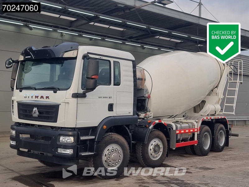 Sitrak G5 350 8X4 8m3 Liebherr HTM 804 H Mixer Big-Axle Steelsuspension - Camion malaxeur: photos 1 Sitrak G5 350 8X4 8m3 Liebherr HTM 804 H Mixer Big-Axle Steelsuspension - Camion malaxeur: photos 1