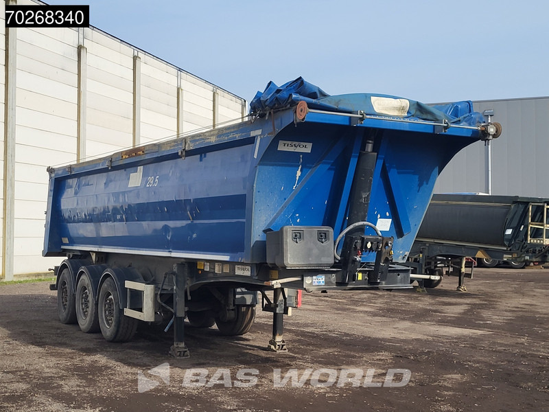 Semi-remorque benne TISVOL 3 axles Liftachse 30m3 ALU: photos 6