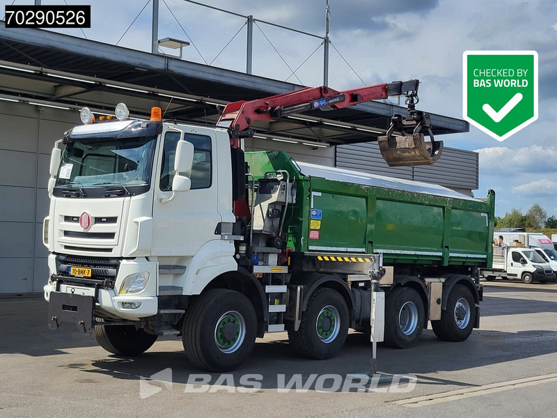 Tatra Tatra Phoenix 8P6R43/Phoenix 8X6 NL-Truck HMF 1943Z Crane 17m3 HSW Big-Axle Steering-Axle 8x6 Automatic Euro 6 - Camion benne, Camion grue: photos 1 Tatra Tatra Phoenix 8P6R43/Phoenix 8X6 NL-Truck HMF 1943Z Crane 17m3 HSW Big-Axle Steering-Axle 8x6 Automatic Euro 6 - Camion benne, Camion grue: photos 1